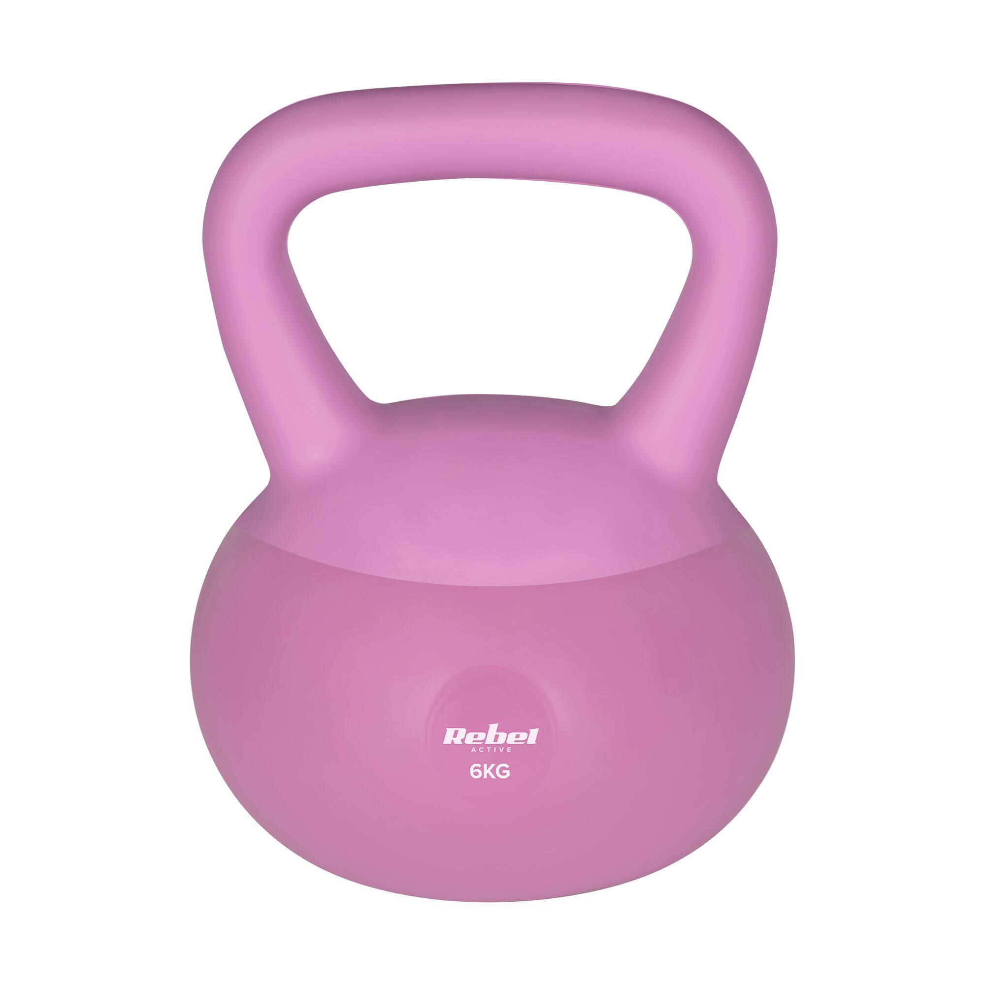 Soft Kettlebell 6kg  REBEL ACTIVE 3/6