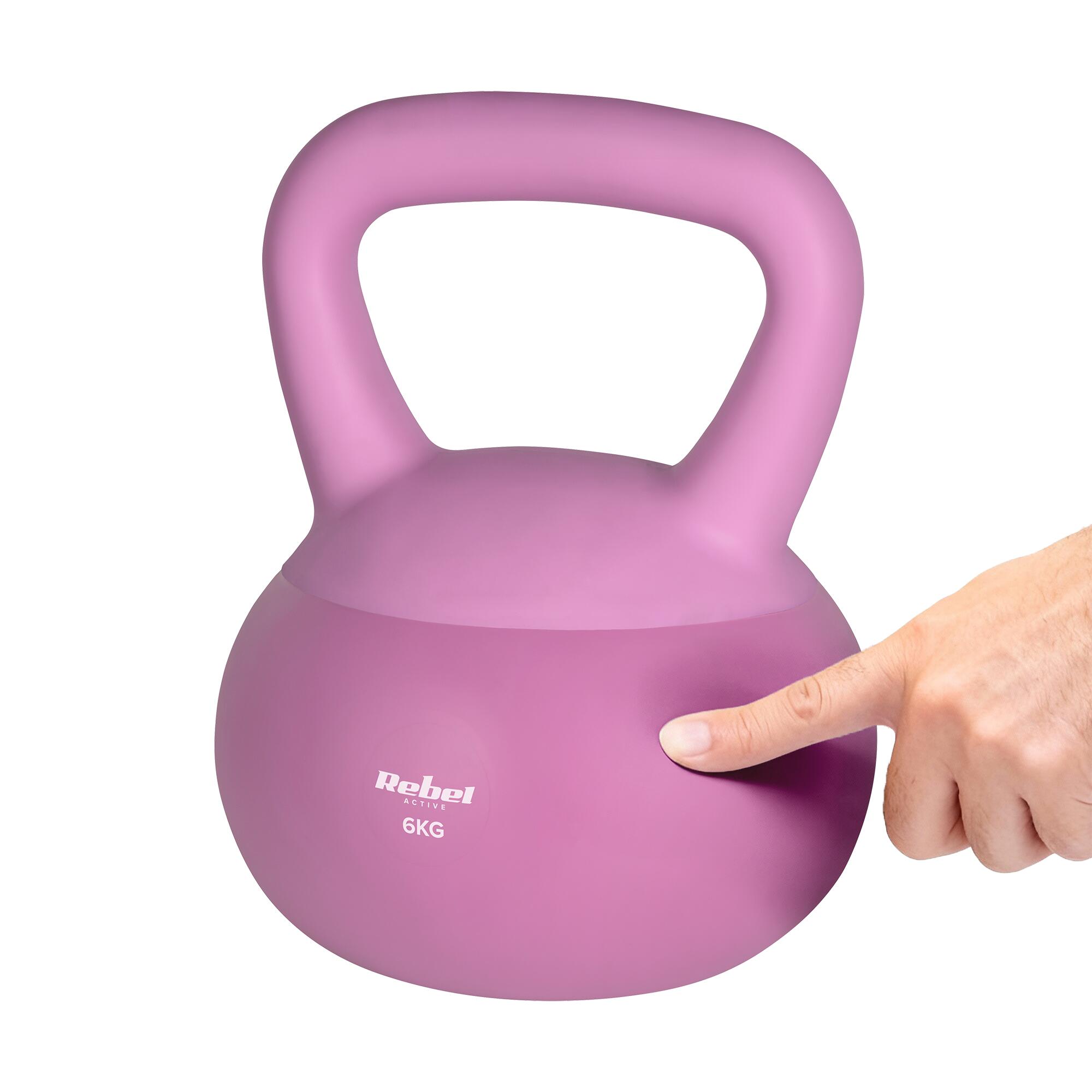 Soft Kettlebell 6kg  REBEL ACTIVE 5/6