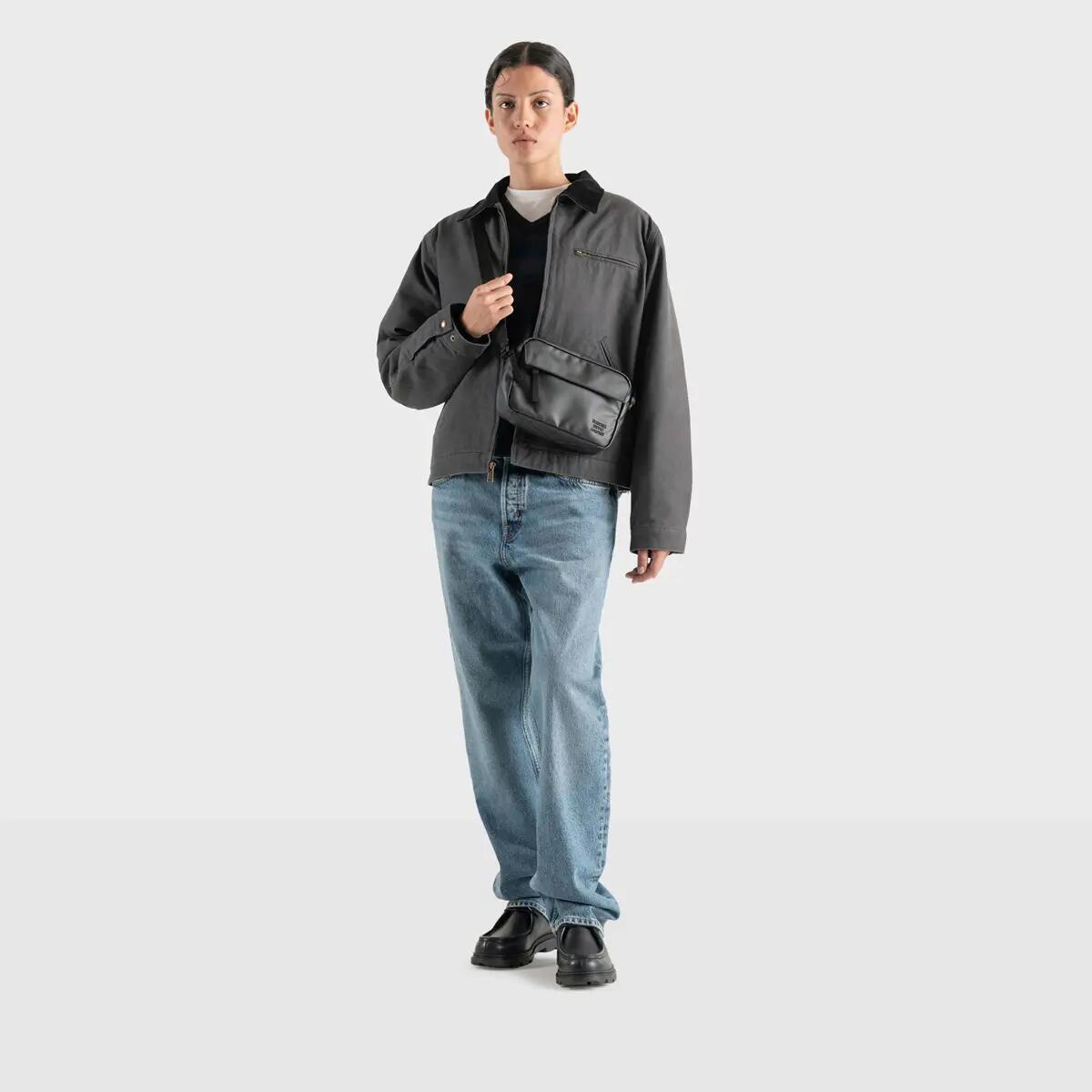 Sac à bandoulière ALBERNI unisex noir oxydé 4/5