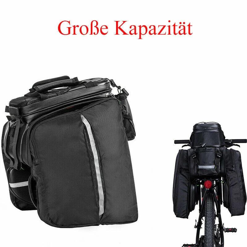 ROCKBROS Carbon-Optik Fahrrad Gepäckträgertasche Multifunktional 4/5
