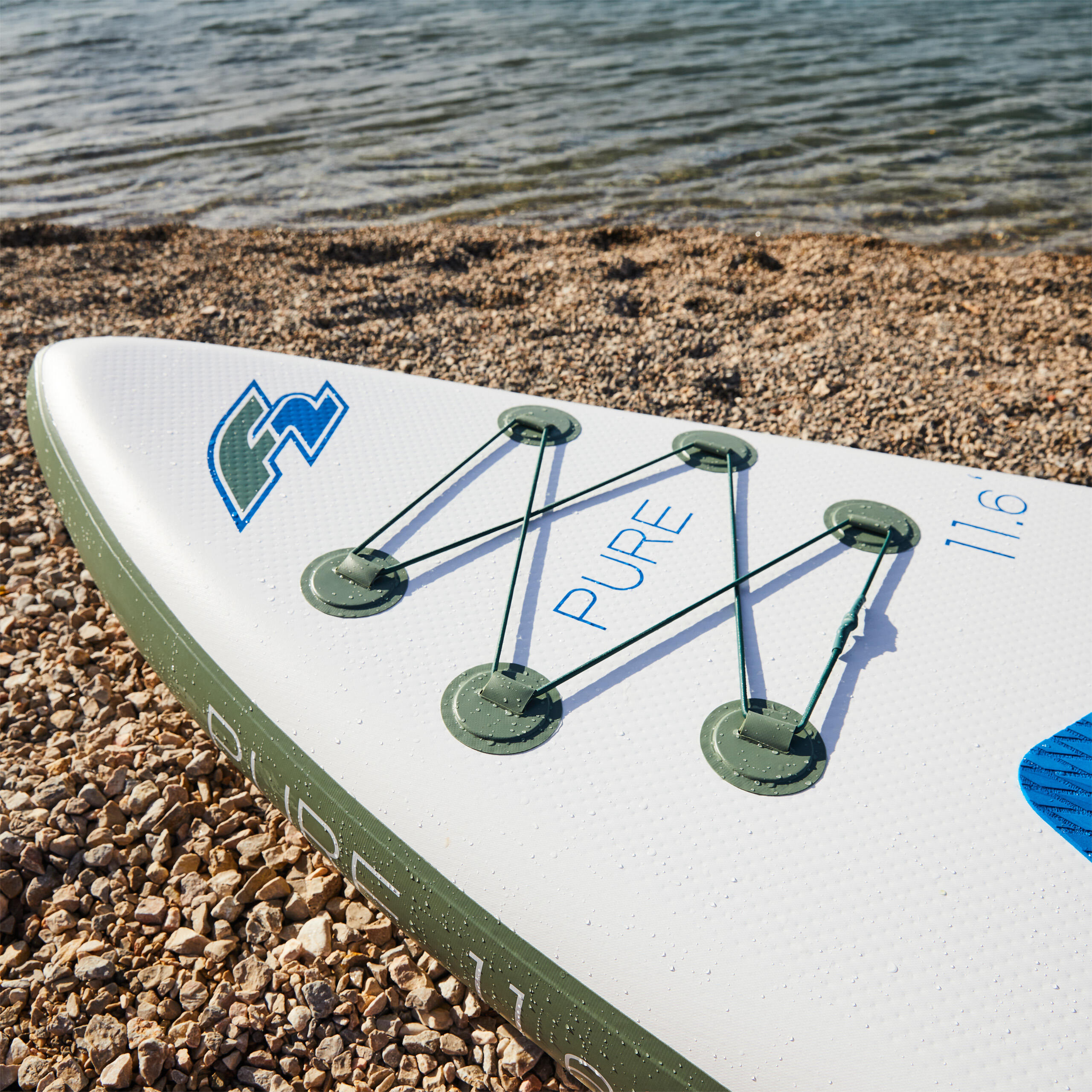 Deska Sup F2 Pure 11'5" Multiset Zestaw Combo Pompka elektryczna + Bojka 4/7