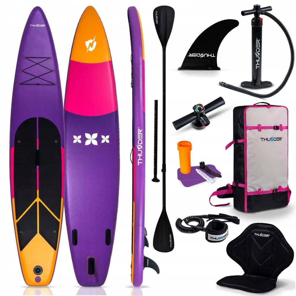SUP doska na plávanie THUNDER 365 cm stand up paddle board nafukovacie sedadlo