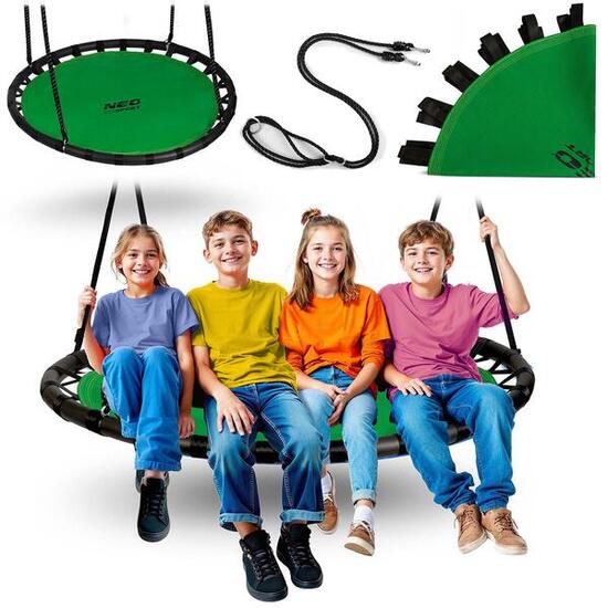 Huśtawka bocianie gniazdo Neo-Sport Swingo 120 cm