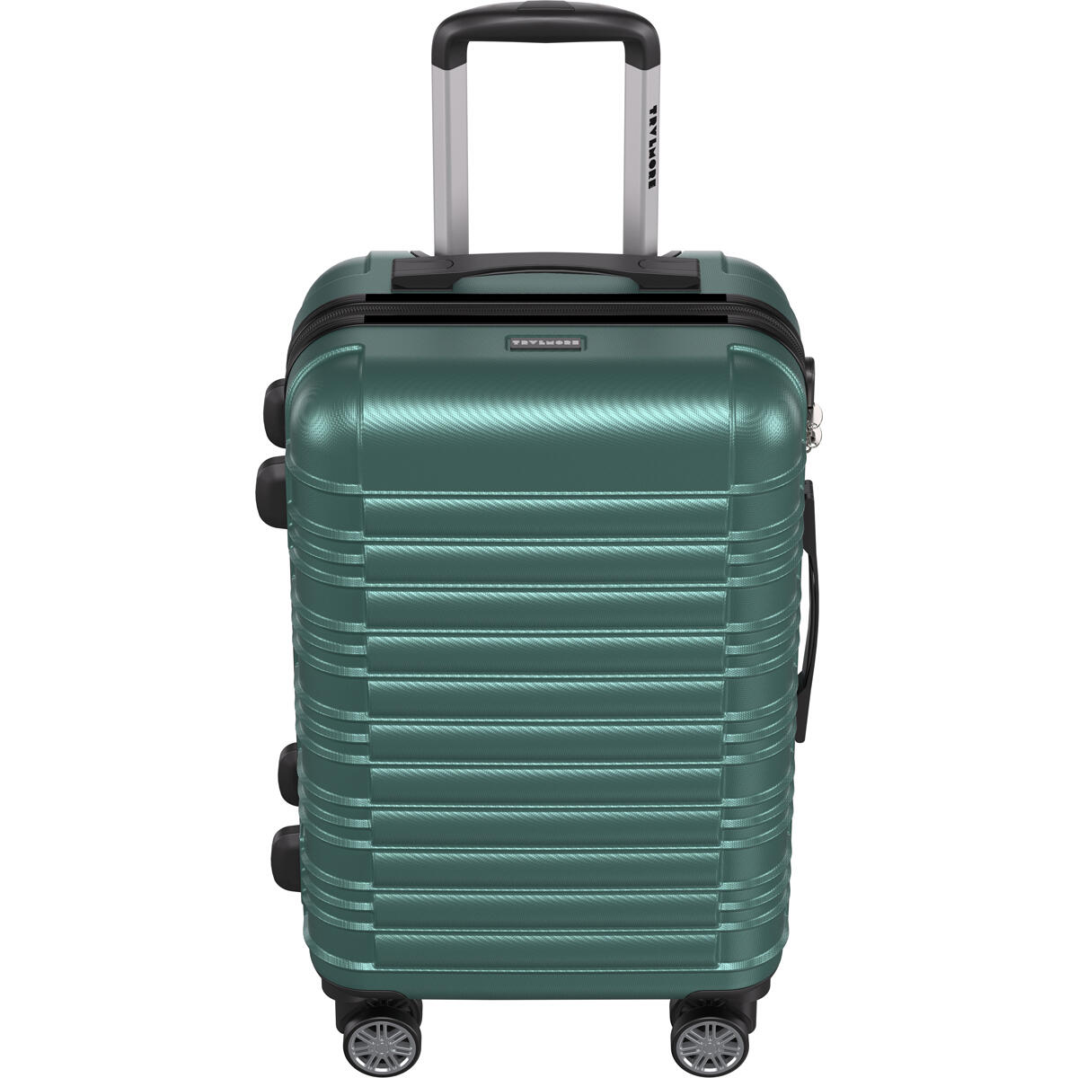 Handbagage koffer met cijferslot - lichtgewicht - Donkergroen 4/5