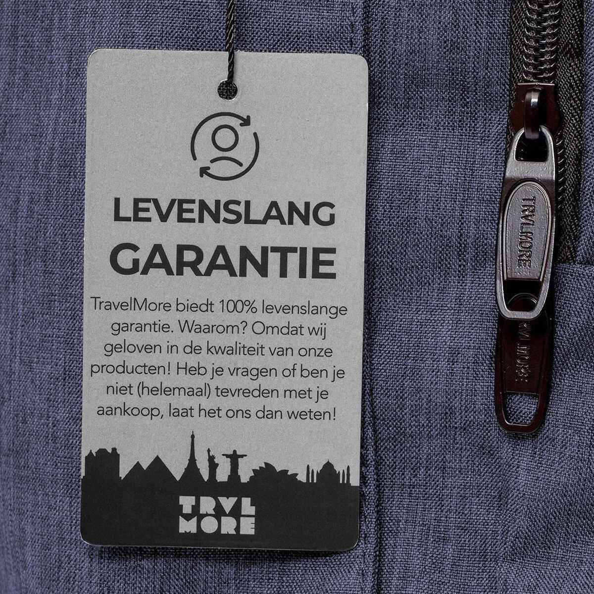 Rugzak met laptopvak - spatwaterdicht - Blauw 5/6