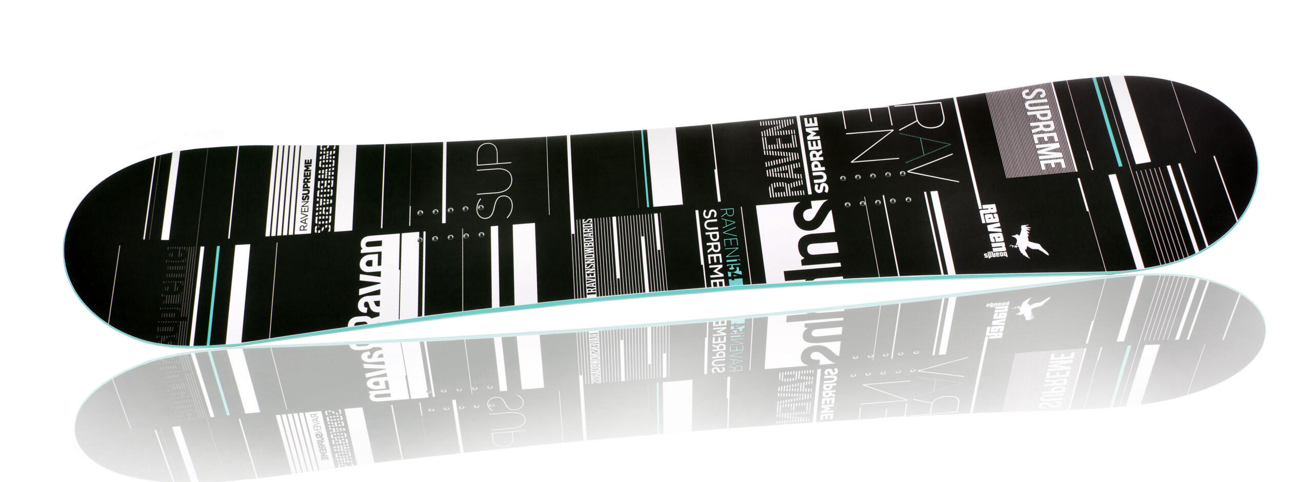 Snowboard Supreme Negro/Menta 4/5