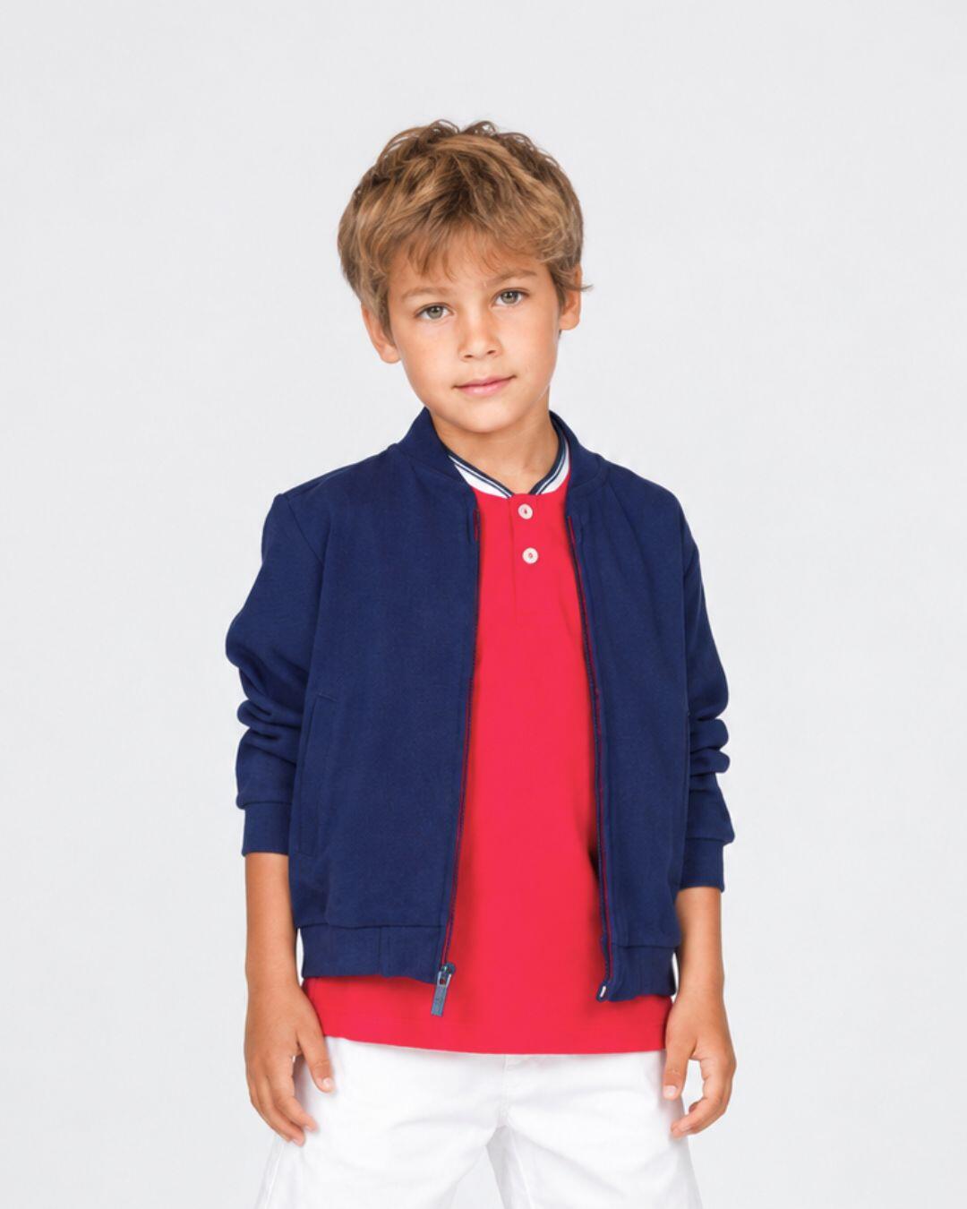 Chaqueta bomber niño marino 3/5