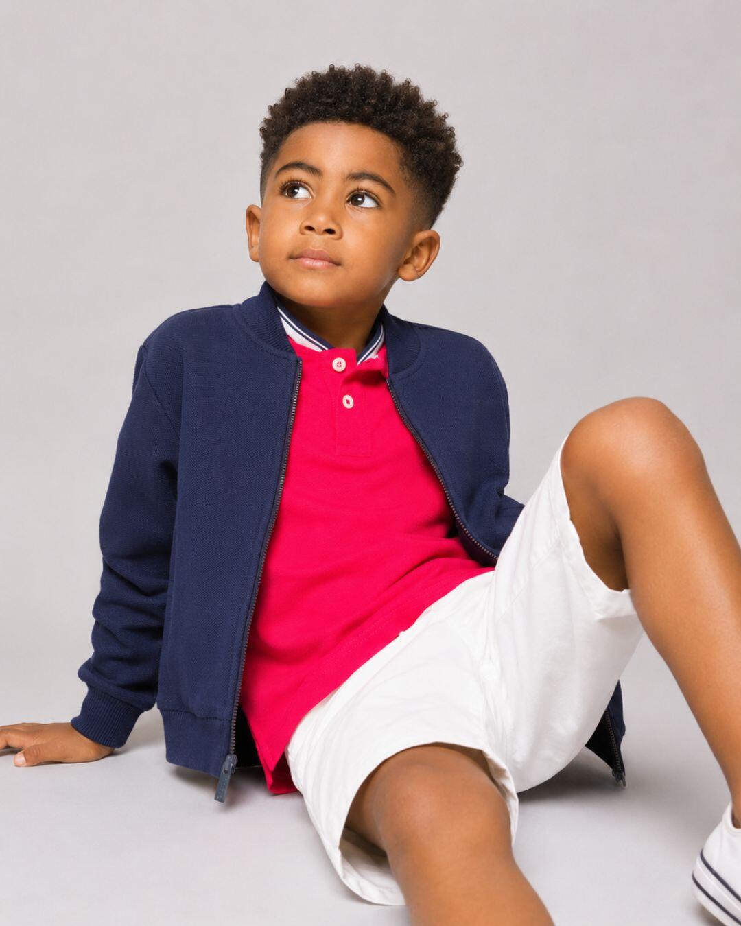 Chaqueta bomber niño marino 5/5