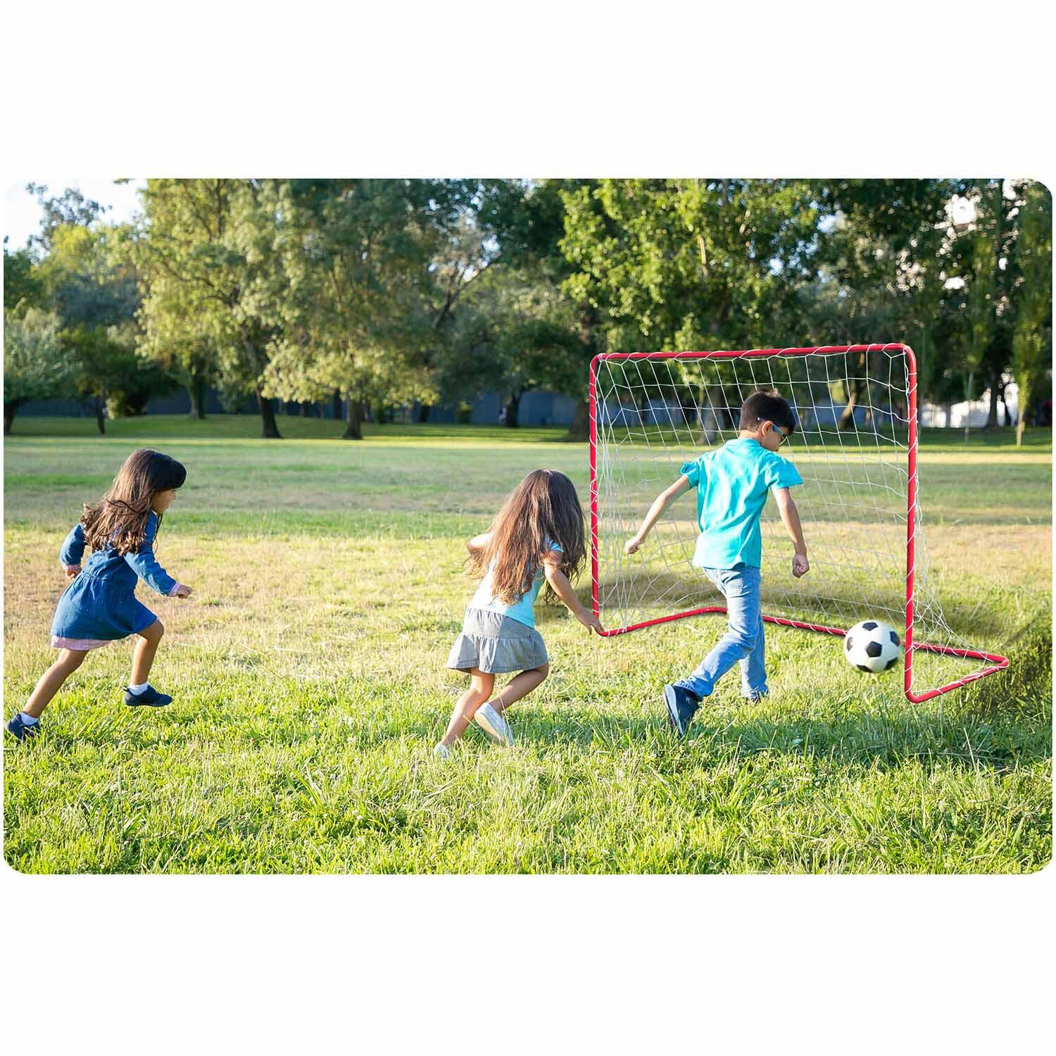 ÜBERSCHRIFT
Fußballtor-Set Größe M - rot 4/6