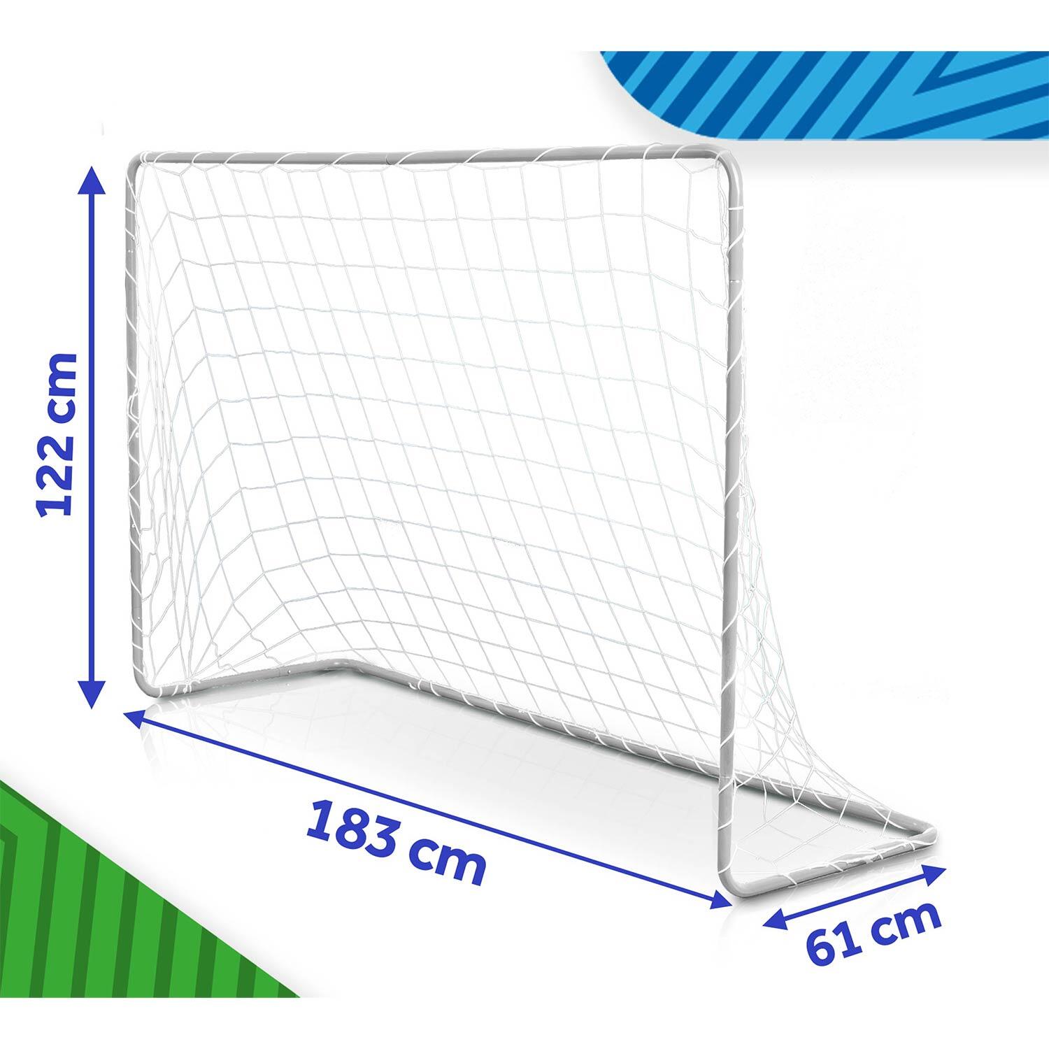 Bramka piłkarska Neo-sport NS-485 do piłki nożnej przenośna treningowa 183x122cm 6/7