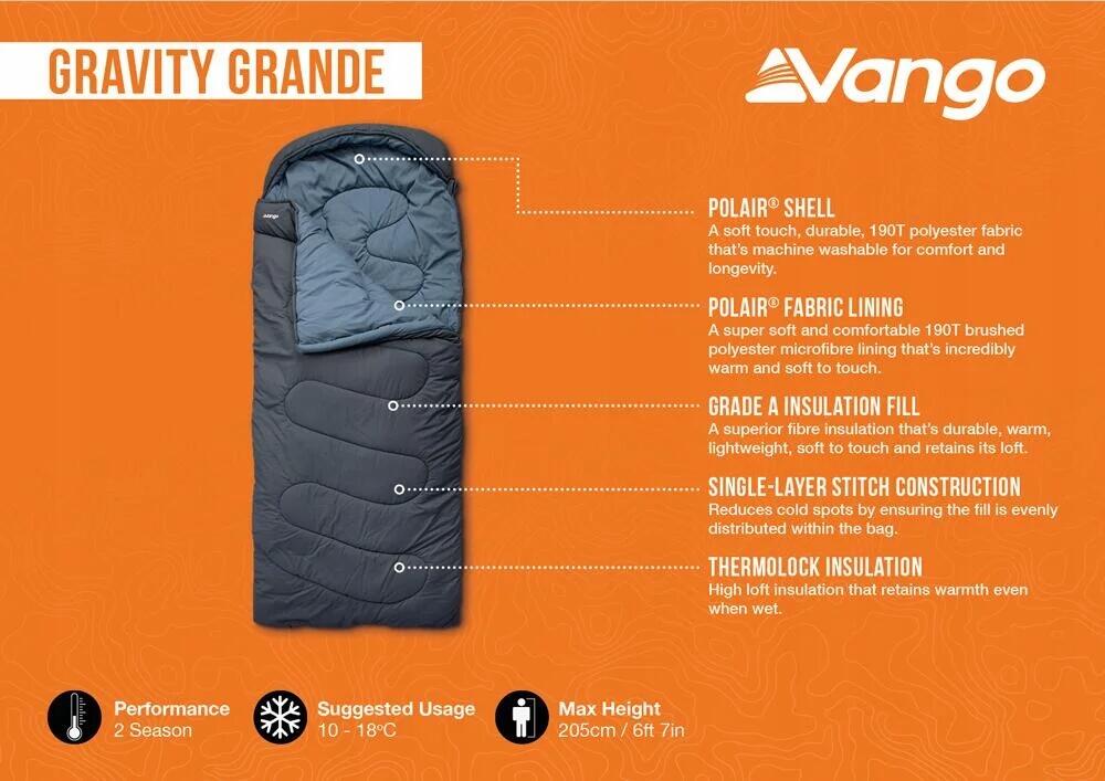 Śpiwór jednoosobowy Vango Gravity Grande 5/5