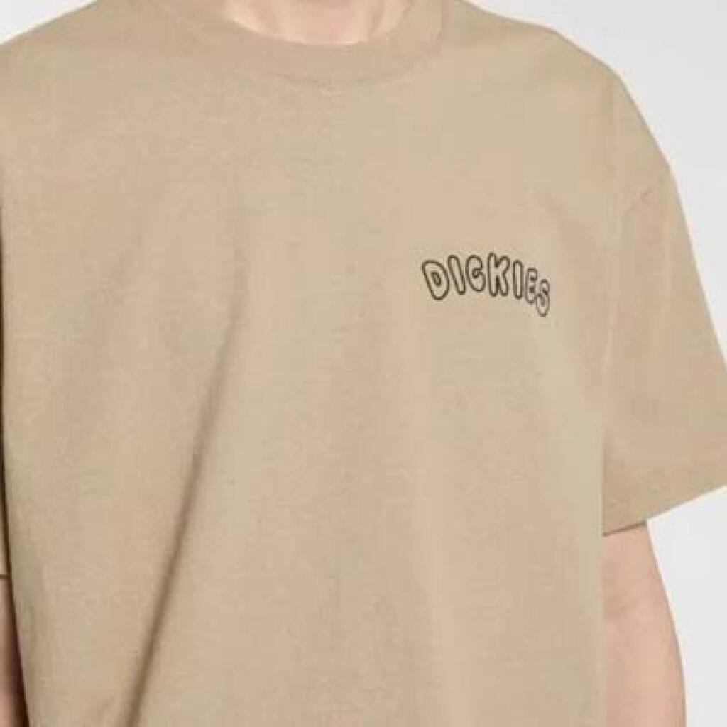 Camiseta Beige Dickies Decartuville para Hombre 3/5