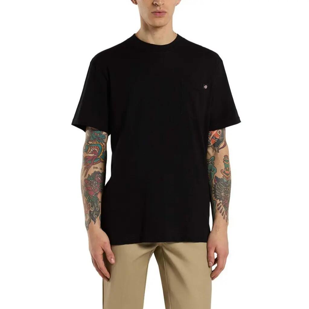T-shirt Noir Homme Dickies Coton 3/5