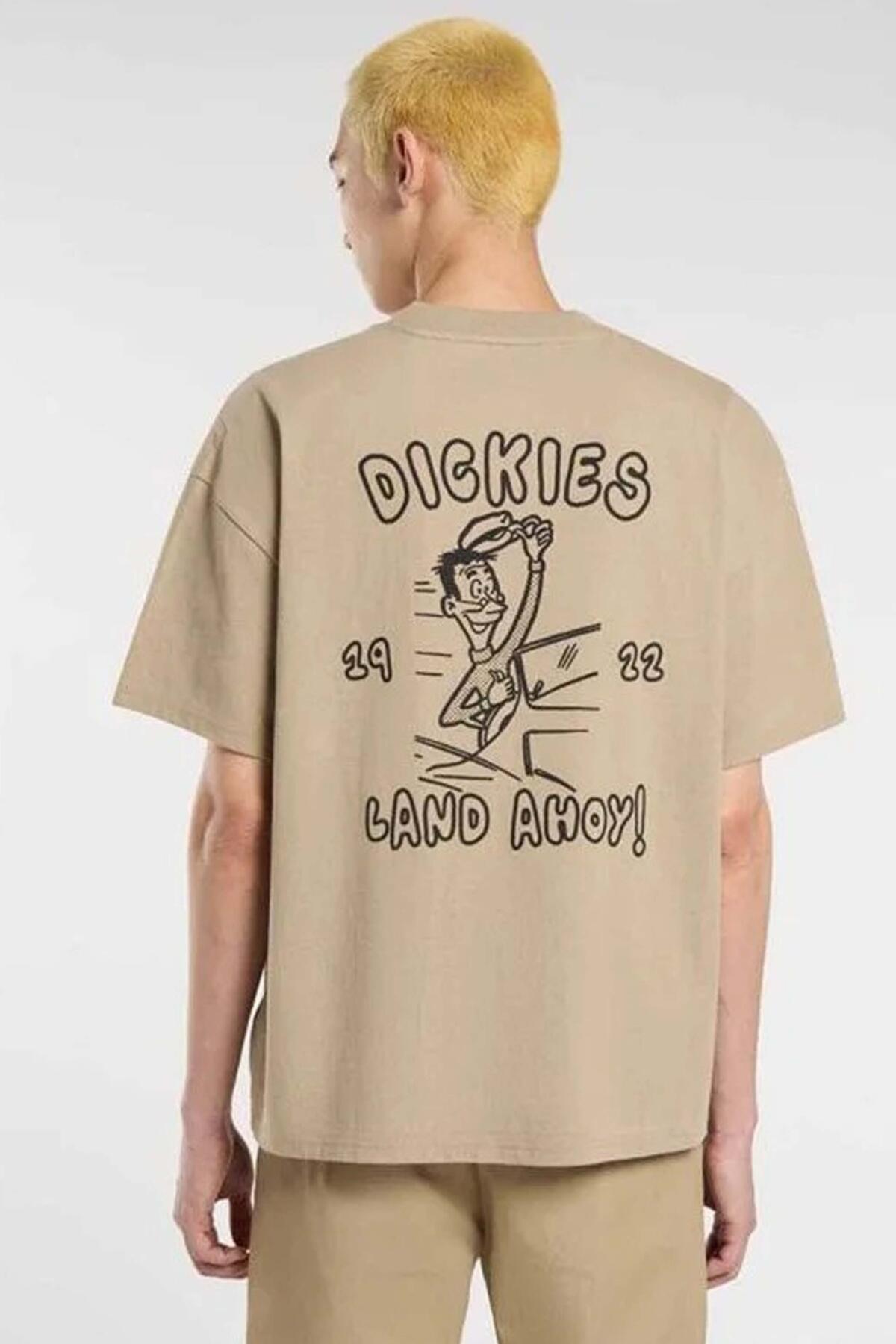 Camiseta Beige Dickies Decartuville para Hombre 5/5