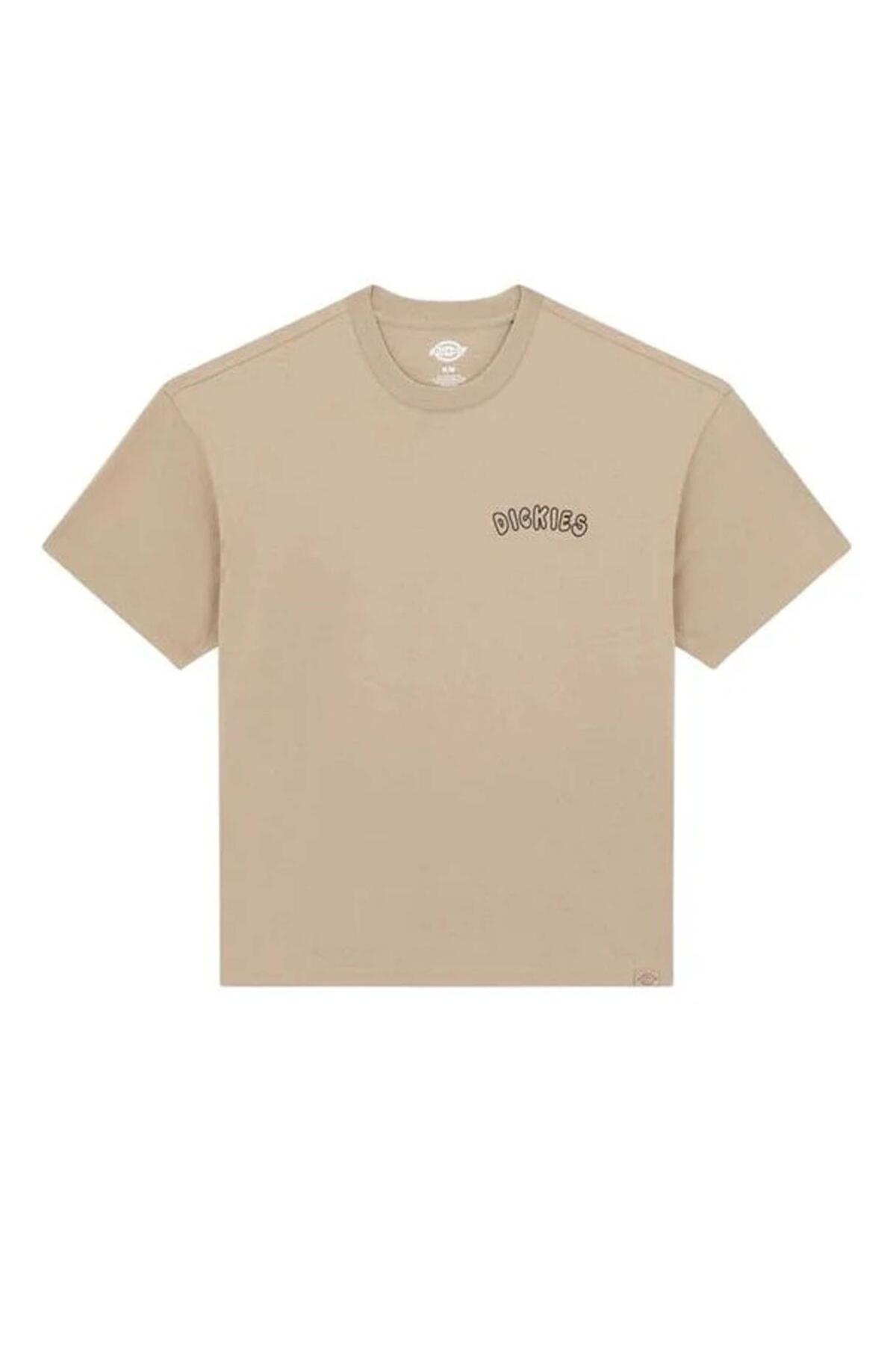 Camiseta Beige Dickies Decartuville para Hombre 4/5