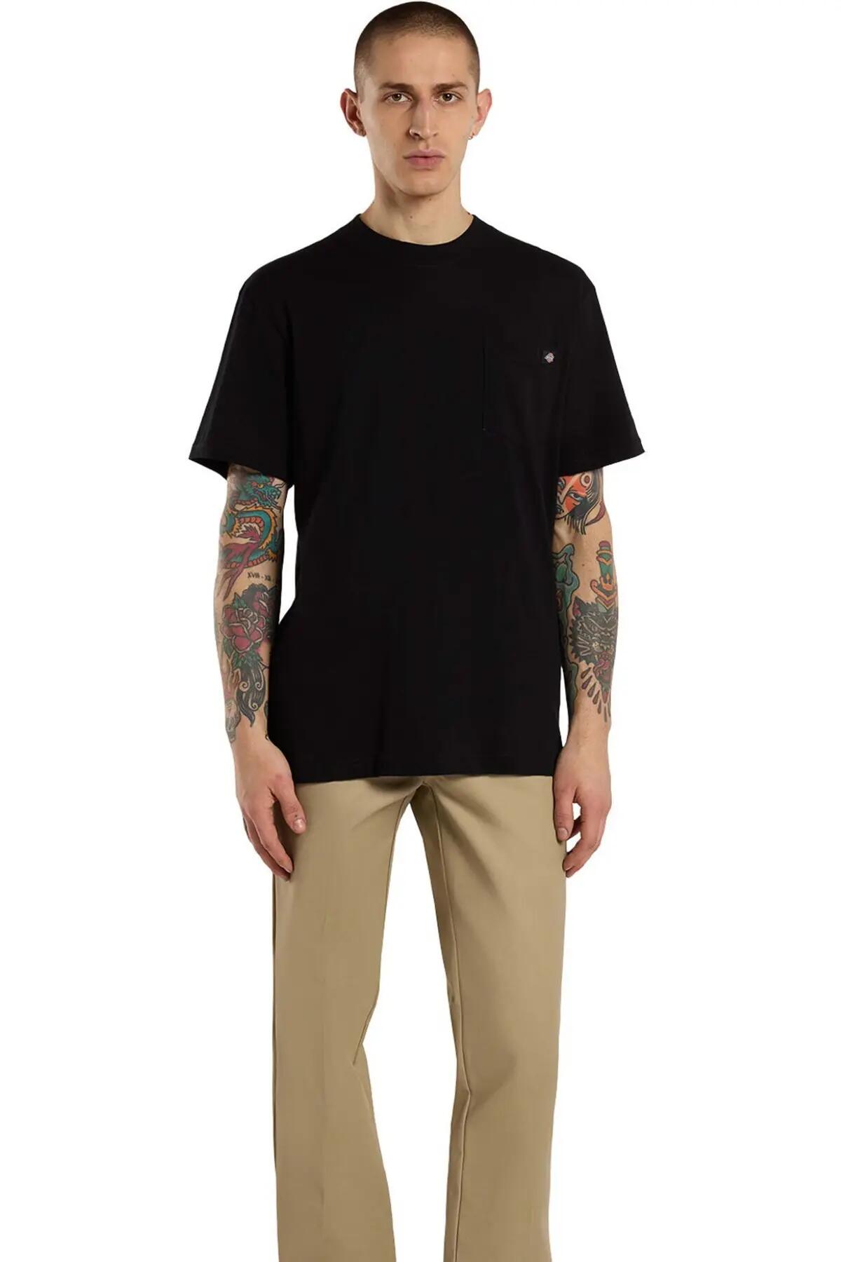 T-shirt Noir Homme Dickies Coton 4/5