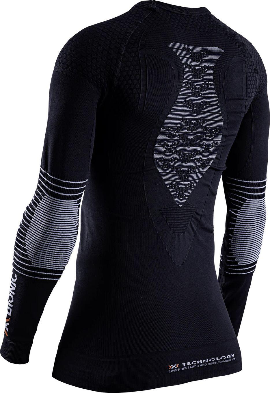 Czarna bluza transmisyjna damska X-Bionic Energizer 4.0