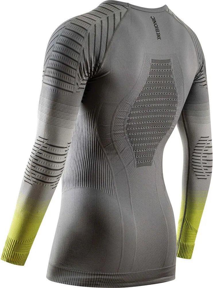 Maglia a maniche lunghe X-Bionic Invent Fx Grigio/Giallo 2/2