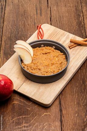 Gefriergetrocknete Mahlzeit Streusel mit Äpfeln und Bananen