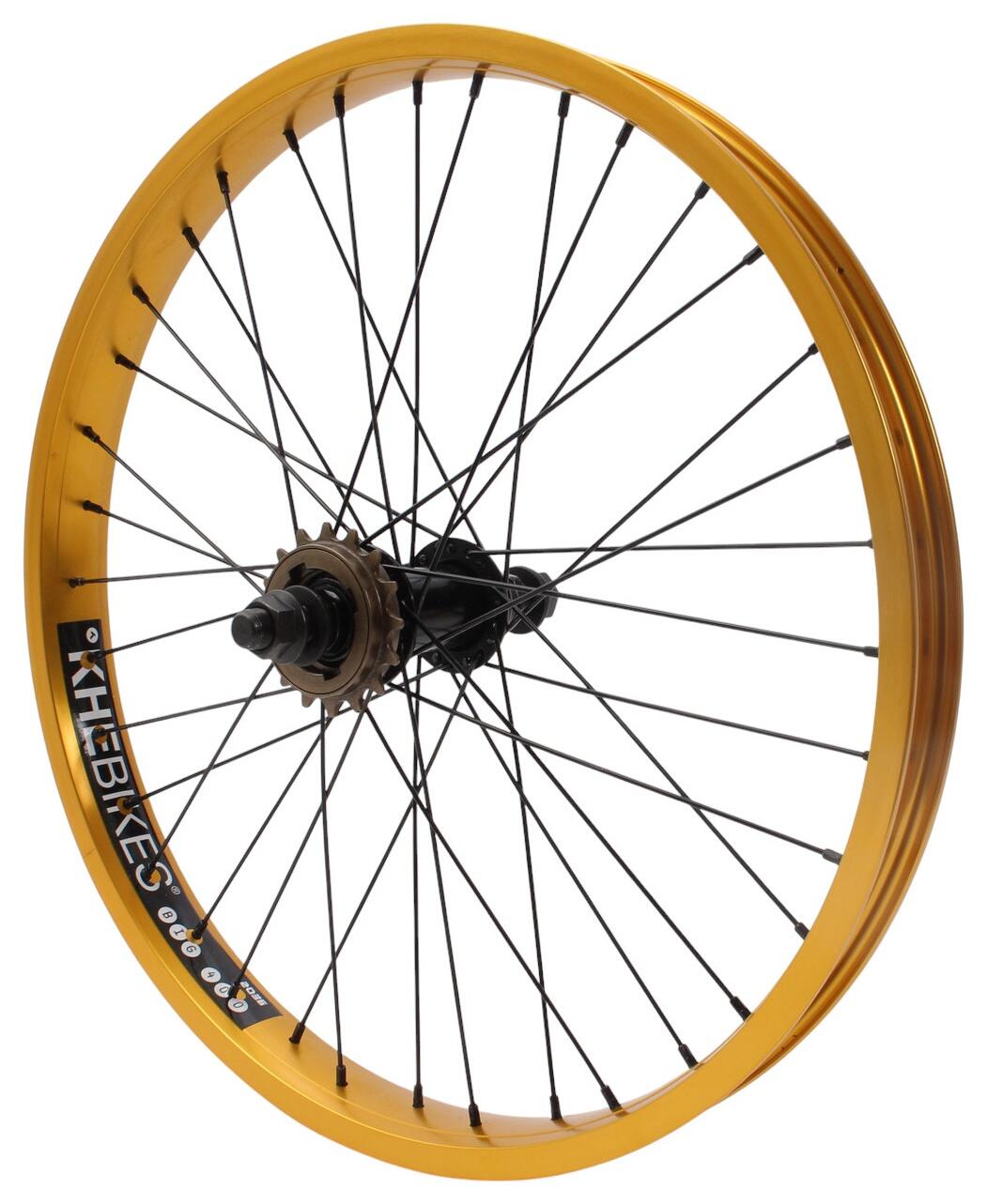 BMX achterwiel KHE PRISM 20 inch goud 6/6
