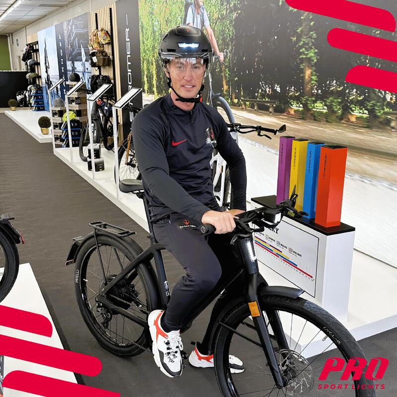 Cască bicicletă cu vizieră și apărători urechi Speed Pedelec - NTA8776