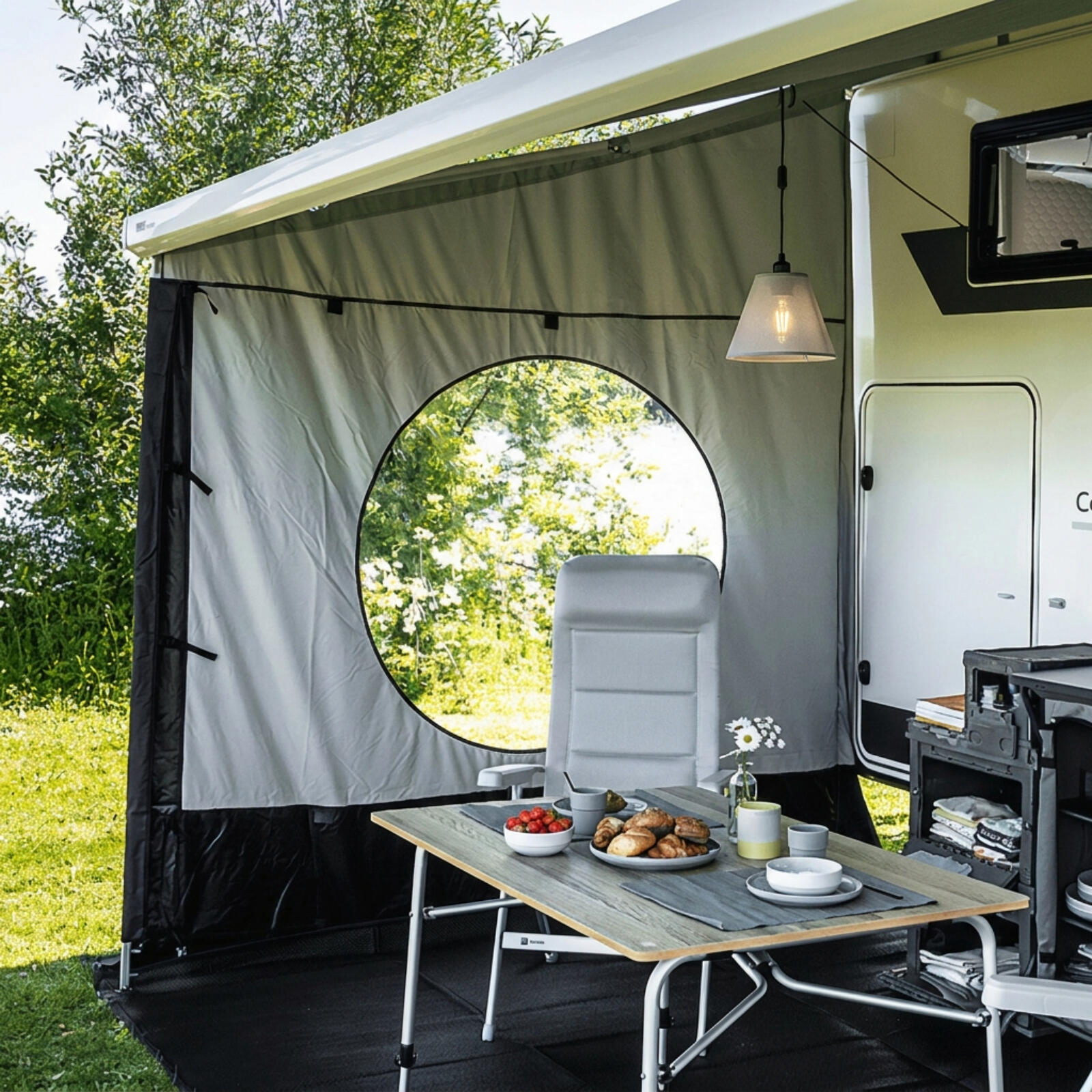 baldachin markise Ausziehbares Pergola-Baldachin-Set, wasserfest, gewellt, Sonnenschutz, Terrasse, Markise, Regenschutz, Schiebedraht, Installation, Beige, emma & noah Baby Dachzelt Aufbewahrung Größe:56