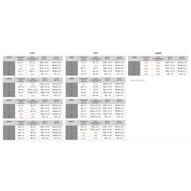 Umăr MARK IV L pro fotbal american, negru