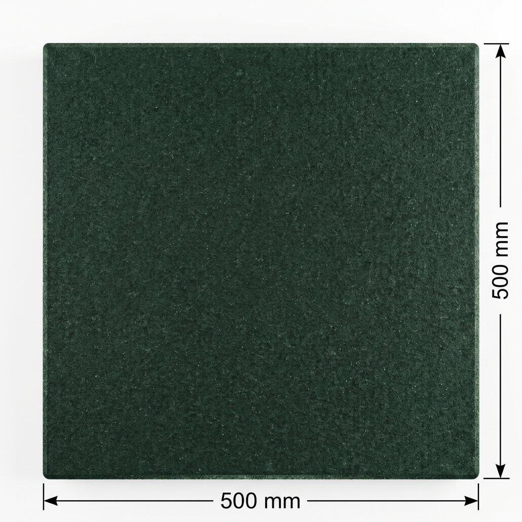 Loseta caucho CORE gimnasio y fitness 500x500x20 mm verde | Lestare 3/6
