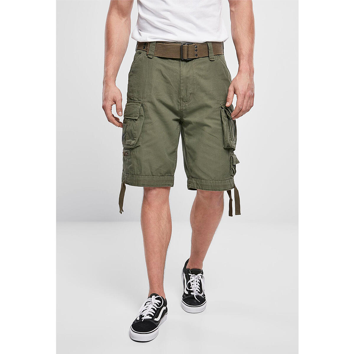 Brandit Savage Vintage Shorts Herren (Olive) Größe M 3/4