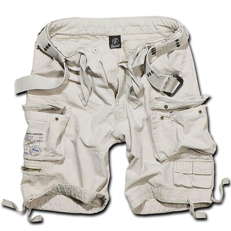 Brandit Savage Vintage Shorts Old White
