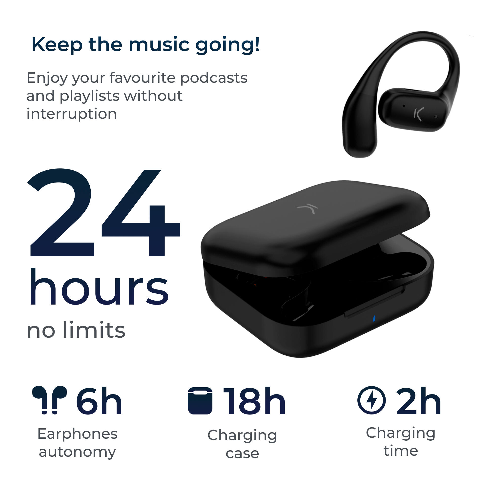 Auriculares inalámbricos KSIX Cosmos 5/7