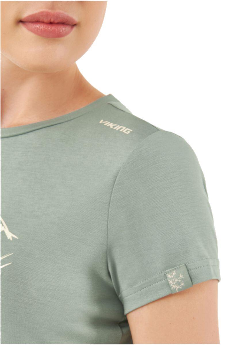 Koszulka damska Lenta Bamboo Light Lady - Green 5/7