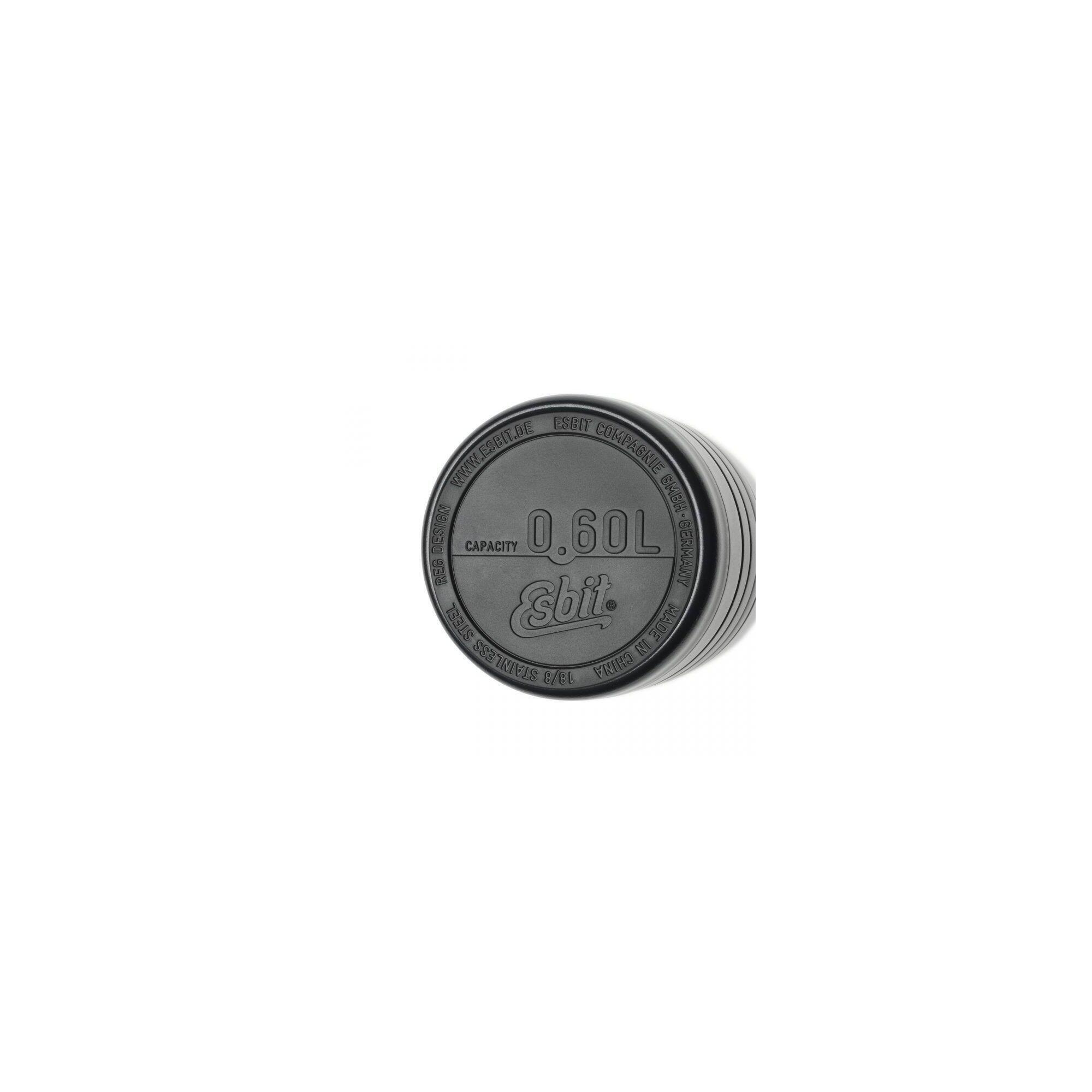 Termos inox mancare solida si lichide Esbit Majoris FJ600TL-DG 0.6 litri negru