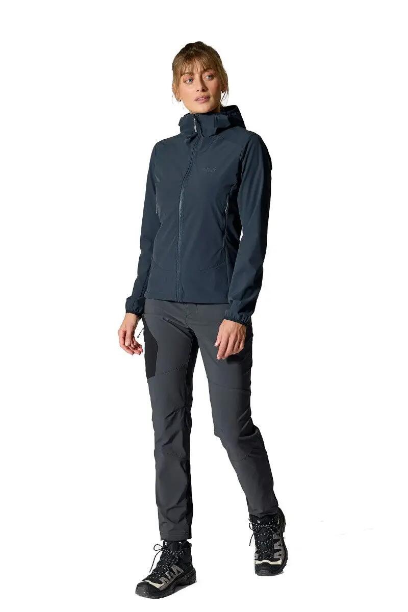 Kurtka softshellowa damska Rab Borealis Hoody z kapturem 2/6