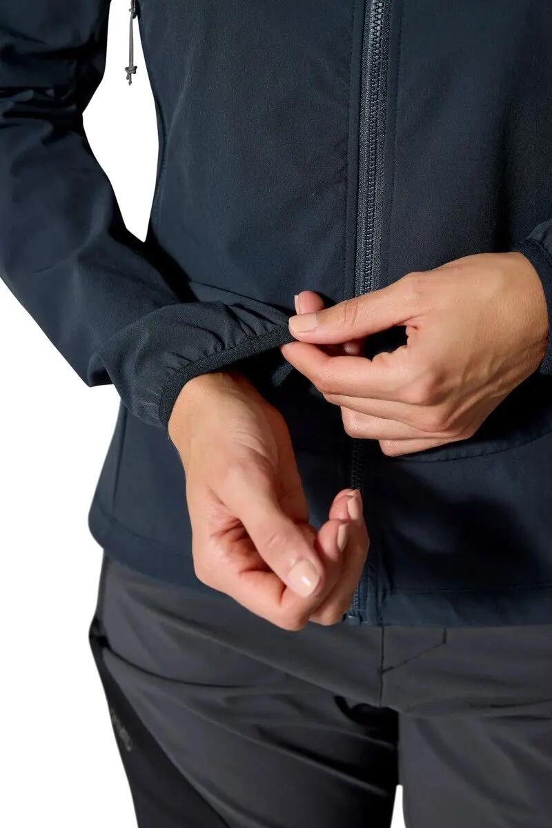 Kurtka softshellowa damska Rab Borealis Hoody z kapturem 5/6