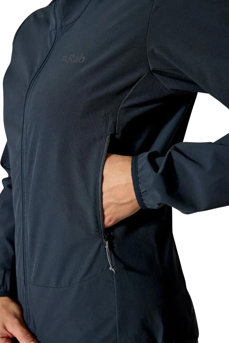 Kurtka softshellowa damska Rab Borealis Hoody z kapturem 4/6