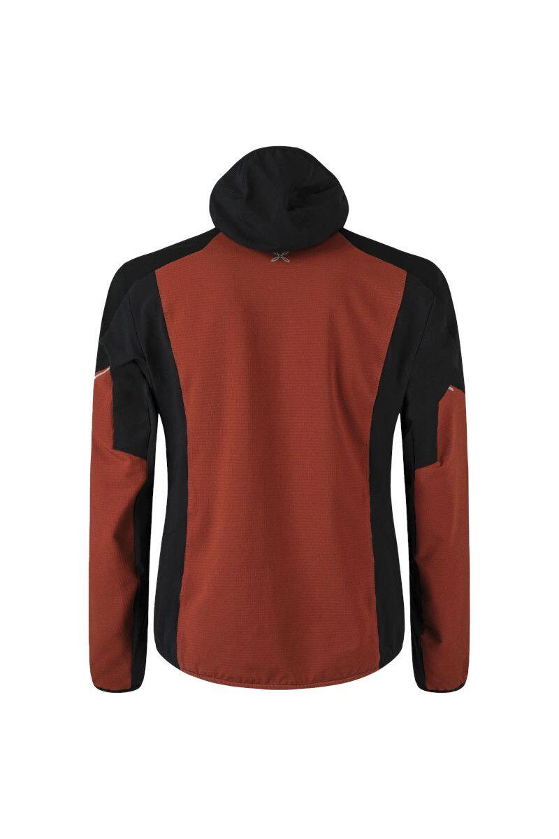 Giacca trekking uomo Montura Premium Wind Hoody rosso M 3/4