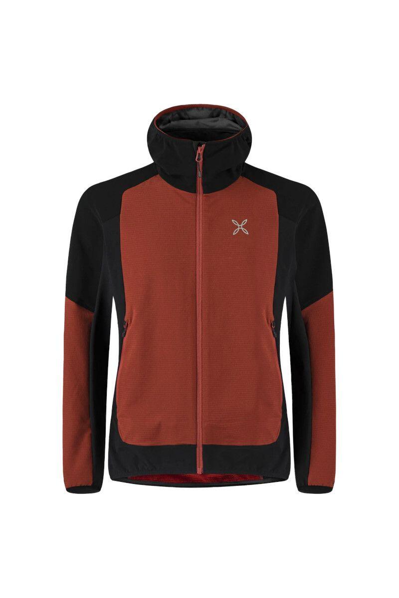 Giacca trekking uomo Montura Premium Wind Hoody rosso M 2/4