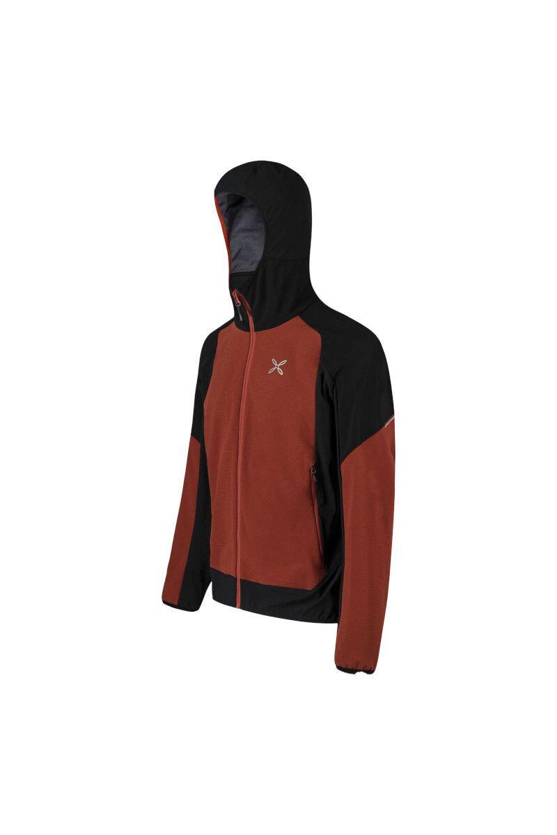 Giacca trekking uomo Montura Premium Wind Hoody rosso M 4/4