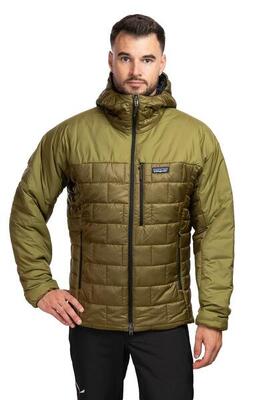 Kurtka zimowa męska hi - loft nano puff hoody zielona