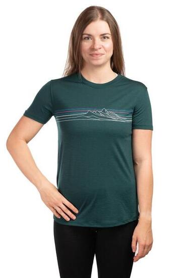 Maglietta da trekking da donna Cap Cool Merino Graphic