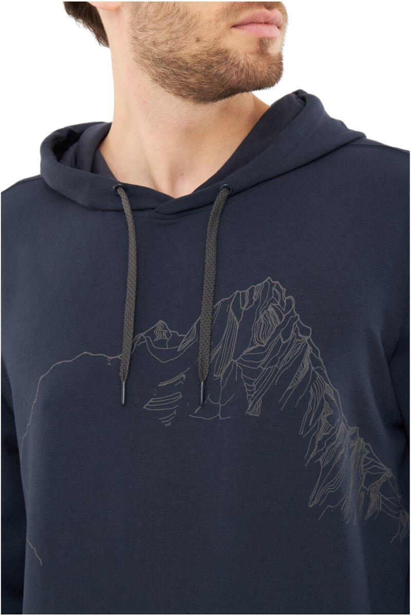 Felpa con cappuccio uomo Viking Panaka blu navy L 5/7