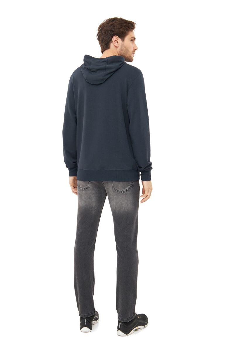 Felpa con cappuccio uomo Viking Panaka blu navy L 4/7