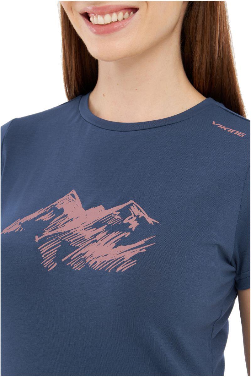 Maglietta da trekking da donna Lenta Bamboo Light Lady 3/7