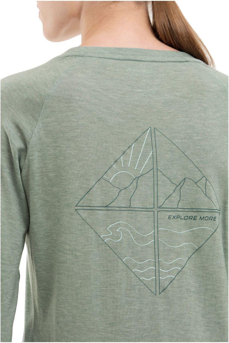 Trekking-T-Shirt Damen Andali LS 3/7