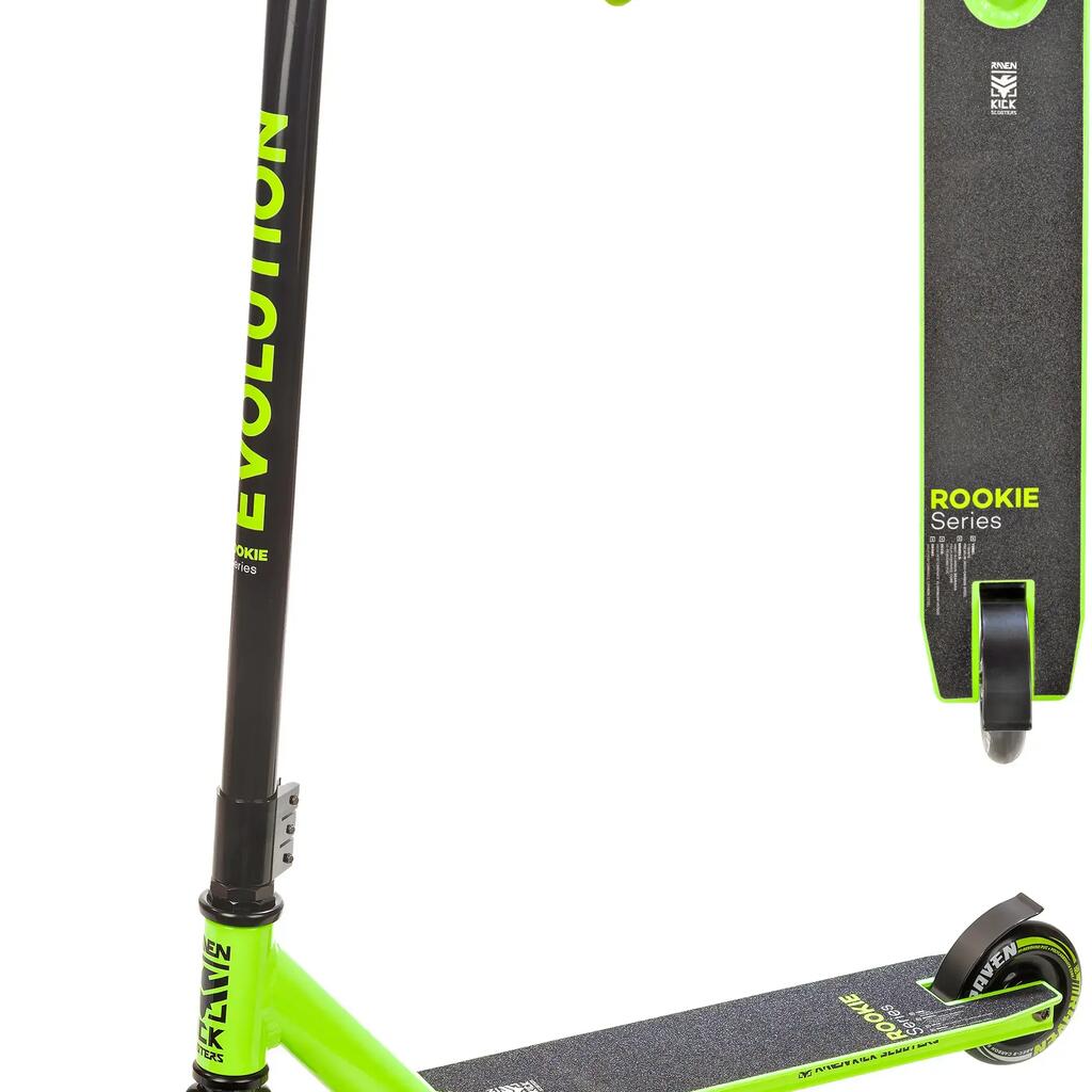 Фрийстайл тротинетка Raven Evolution Rookie Lime 100mm
