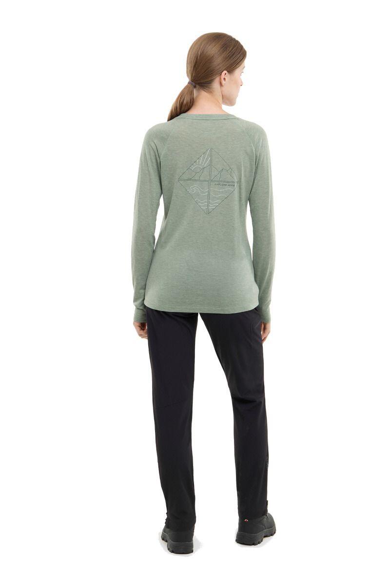 Trekking-T-Shirt Damen Andali LS 2/7