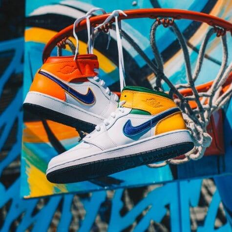 Air Jordan 1 Mid Alternate Multi-Color - Taille : 36.5 EU 6/7