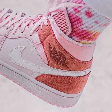 Unisex - basketball - schuhe - air jordan 1 mid - digital pink 5/6
