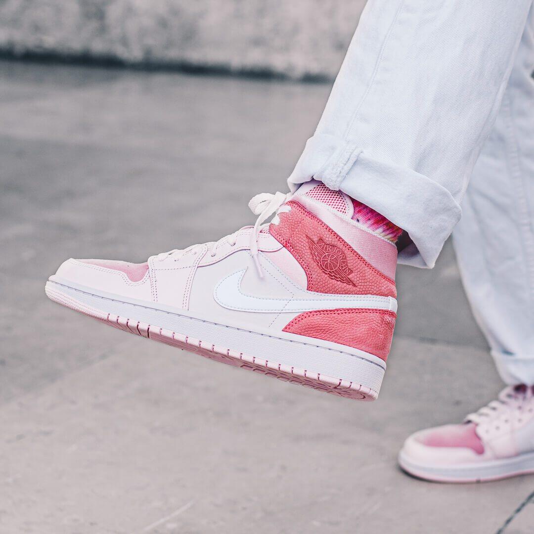 Unisex - basketball - schuhe - air jordan 1 mid - digital pink 6/6